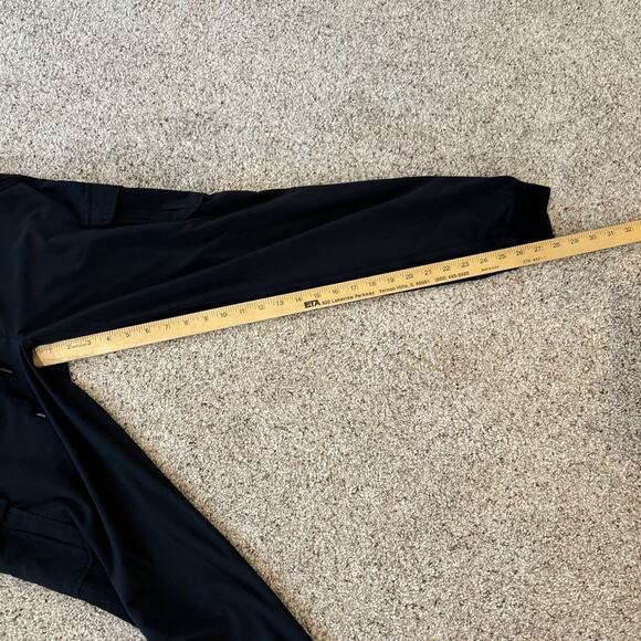 Eddie Bauer Pants Womens Small Black Cargo Jogger Stretch Elastic Waist Pockets - Picture 5 of 5
